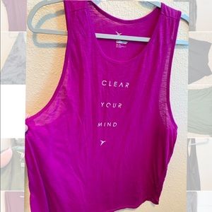 XXL Old Navy “Clear Your Mind” women’s active tank